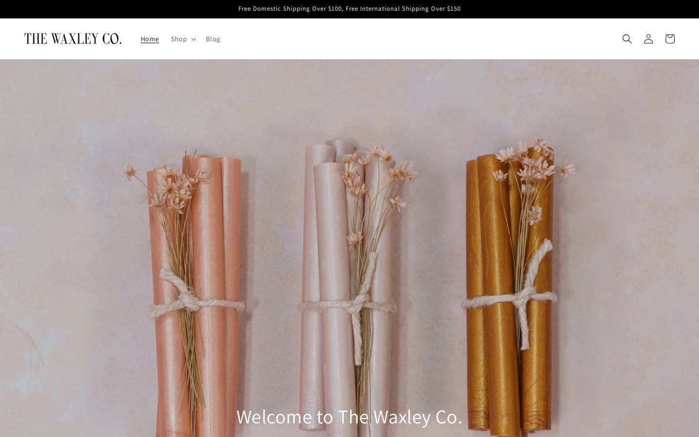 thewaxleyco.com homepage screenshot