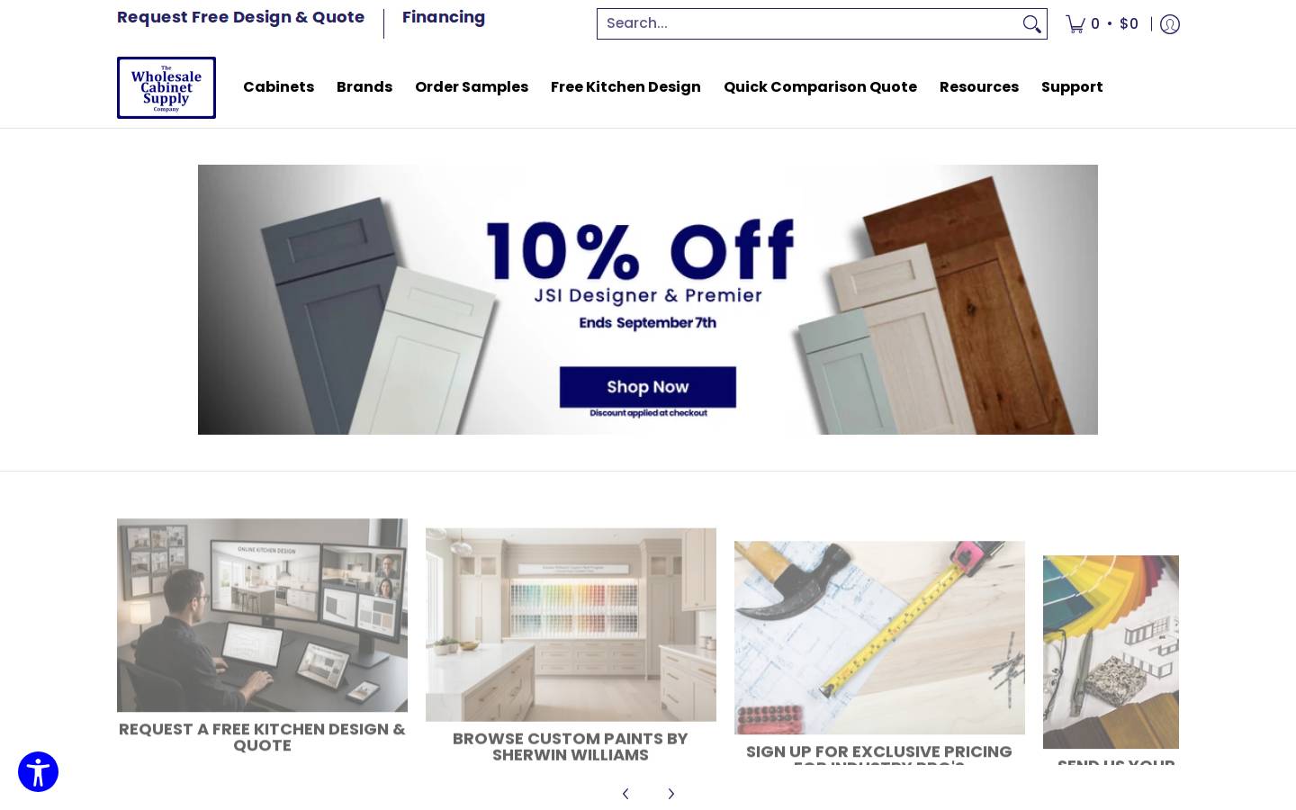 Thewcsupply homepage screenshot