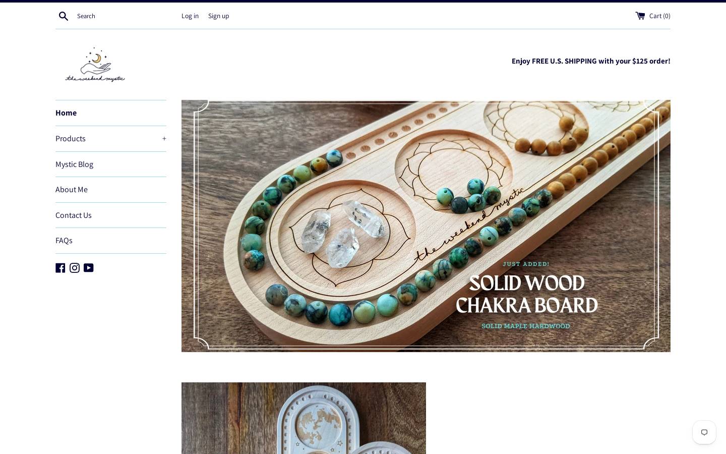 theweekendmystic.com homepage screenshot