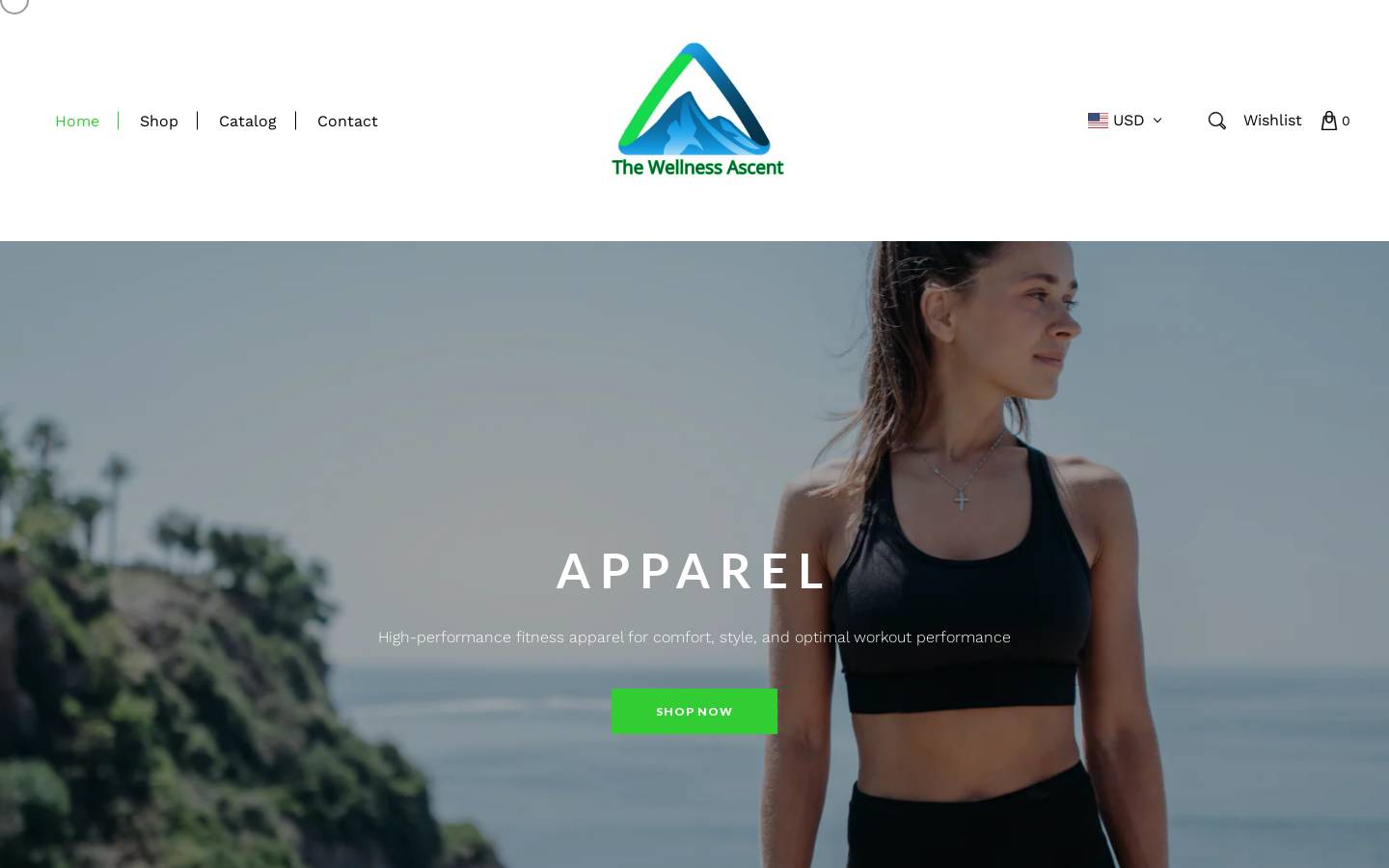 thewellnessascent.com homepage screenshot
