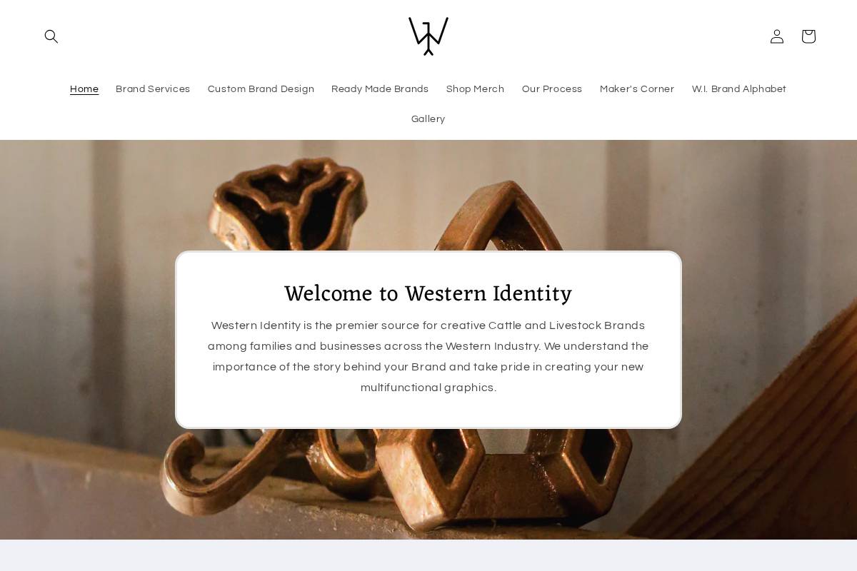 thewesternidentity.com homepage screenshot