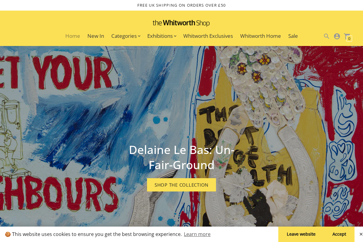 thewhitworthshop.com homepage screenshot