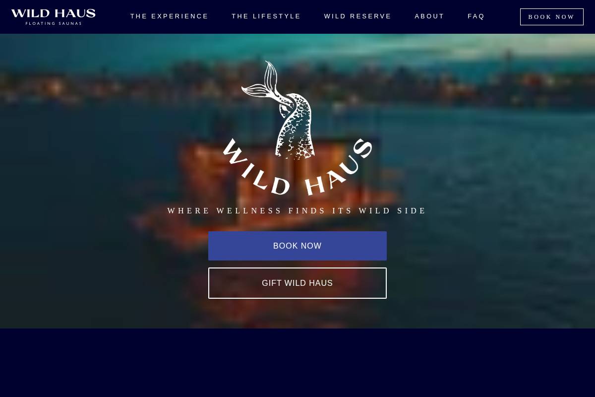 thewildhaus.com homepage screenshot