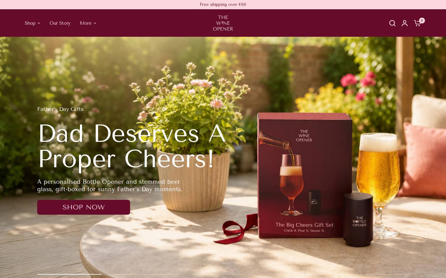 thewineopener.ie homepage screenshot