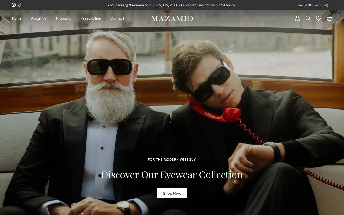 thewiseguynyc.com homepage screenshot