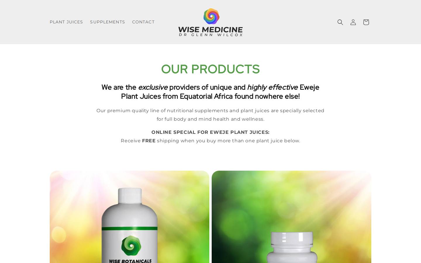 thewisemedicine.com homepage screenshot