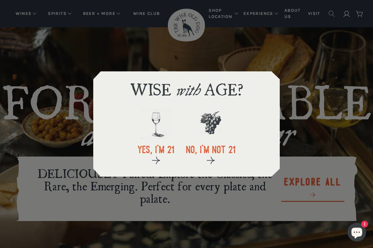 thewiseolddog.com homepage screenshot