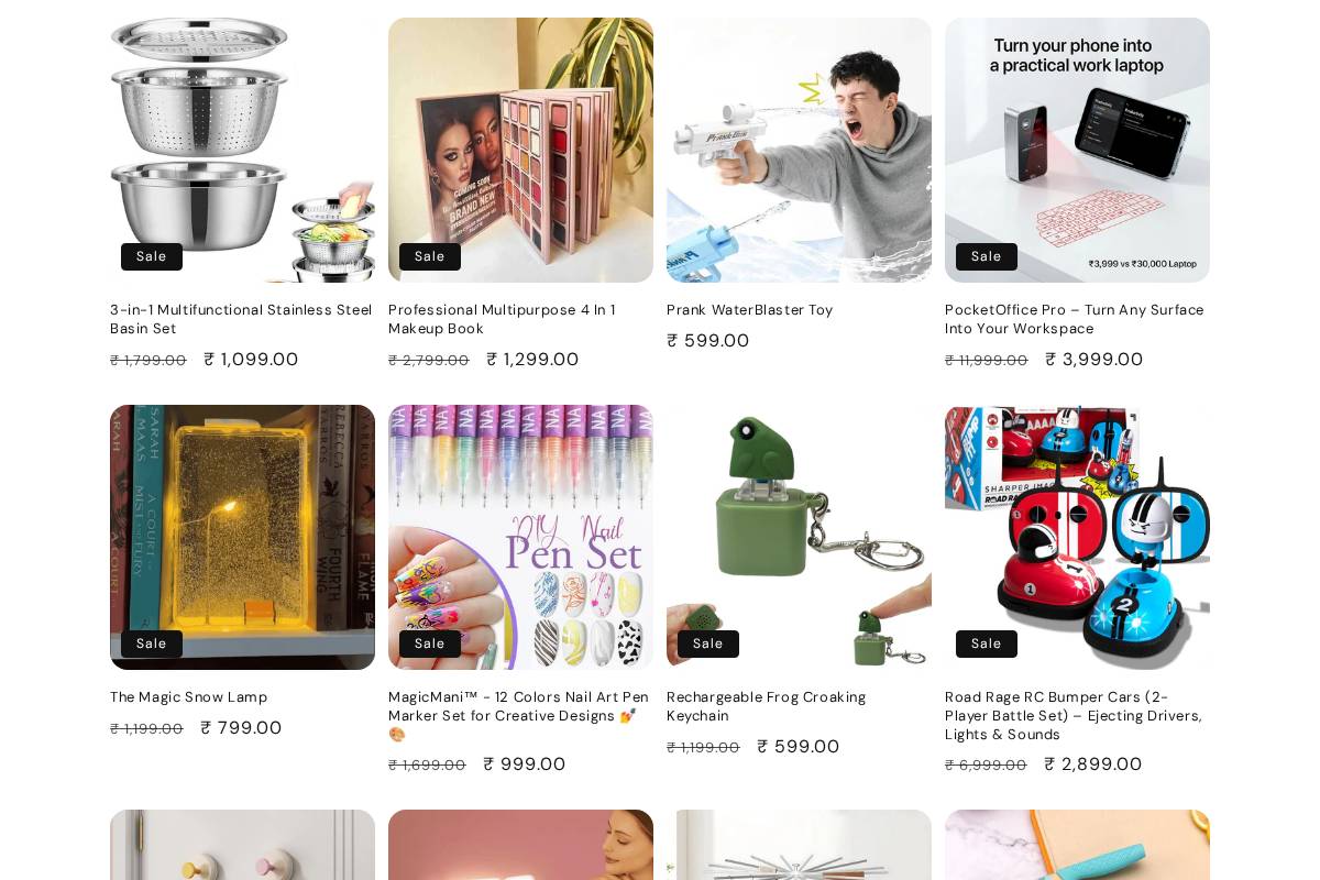 thewishcrate.in homepage screenshot