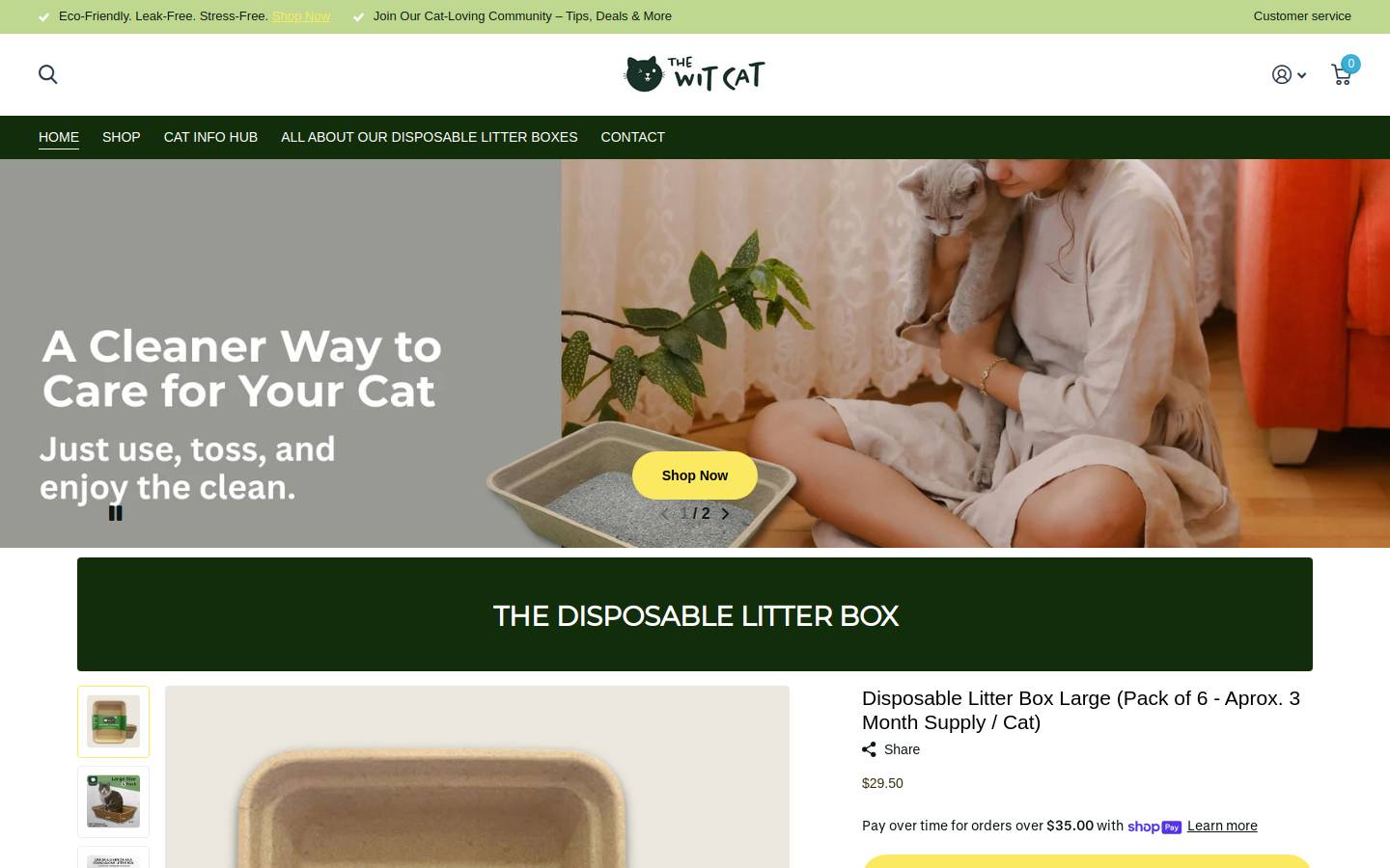 thewitcat.com homepage screenshot