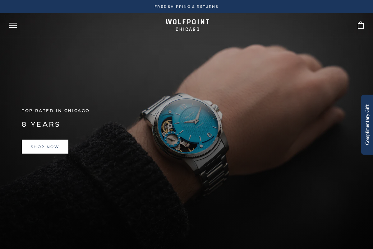 WOLFPOINT homepage screenshot