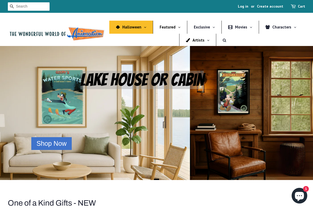 The Wonderful World of Animation homepage screenshot