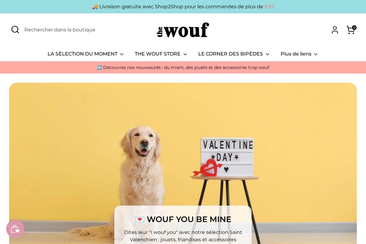 thewouf.fr homepage screenshot