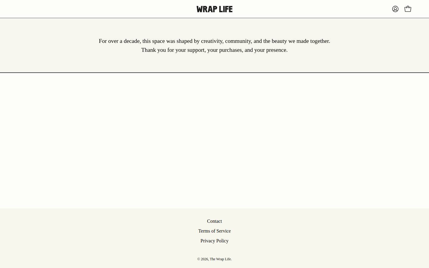 thewrap.life homepage screenshot