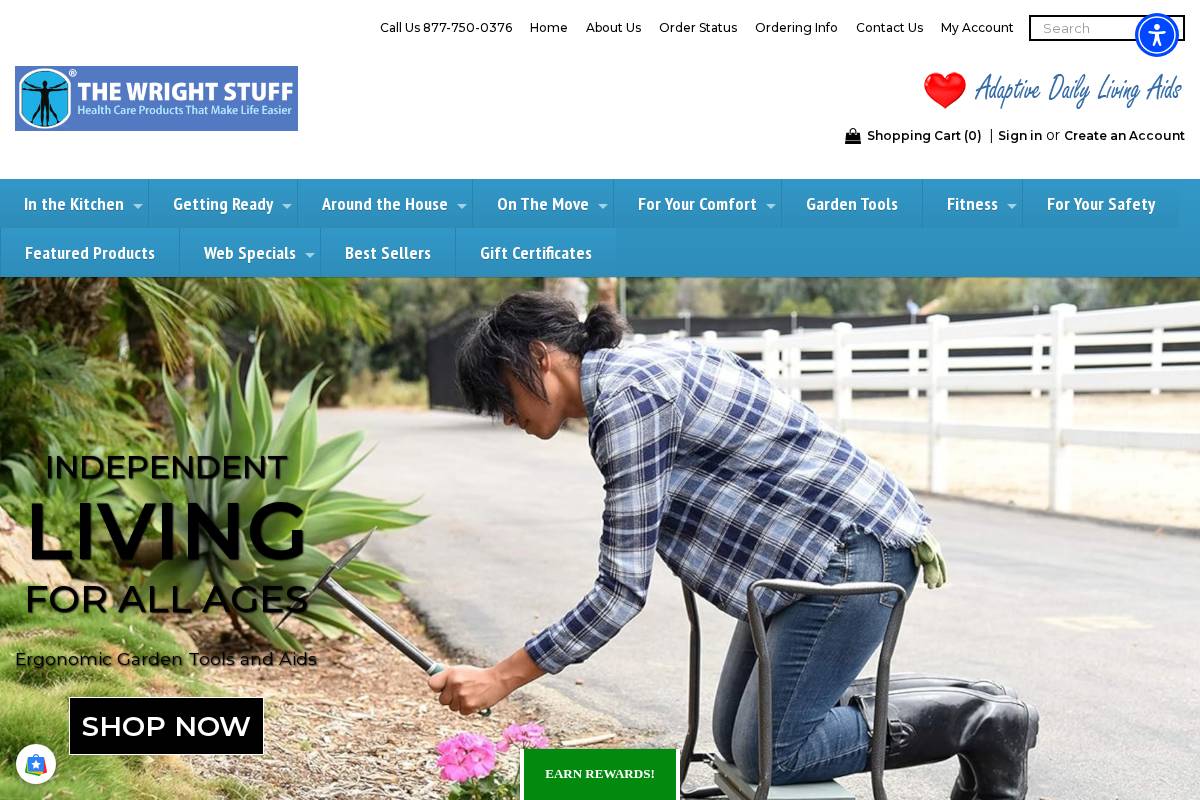 thewrightstuff.com homepage screenshot