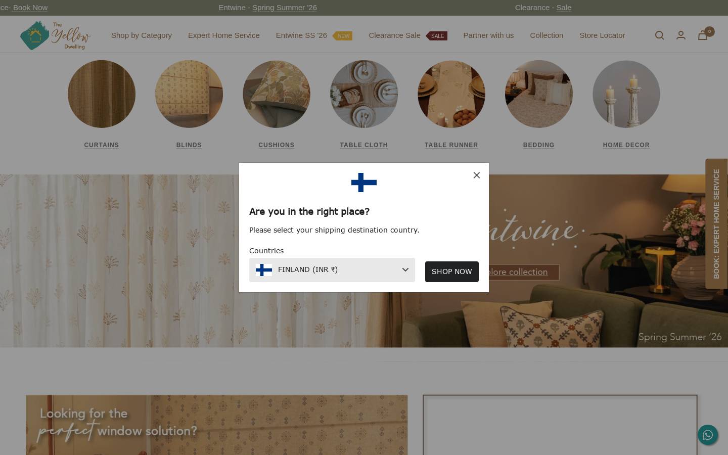 theyellowdwelling.com homepage screenshot