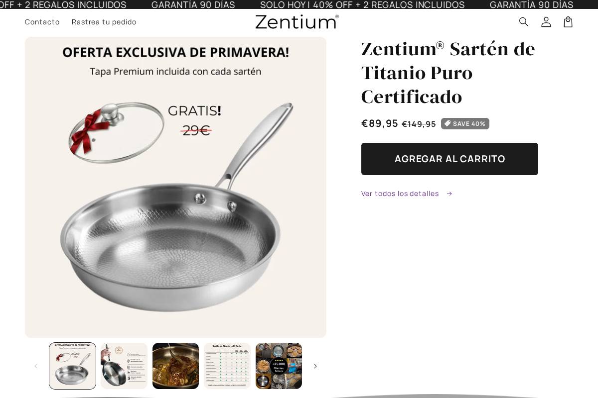 thezentium.com homepage screenshot