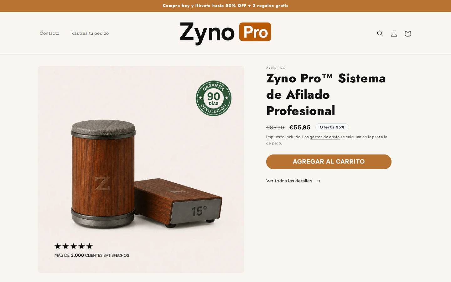 thezyno.com homepage screenshot