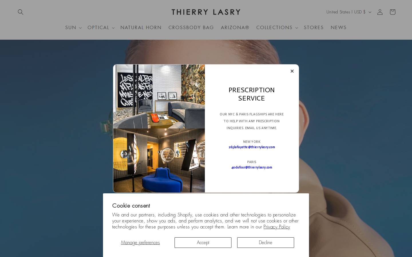 thierrylasry.com homepage screenshot