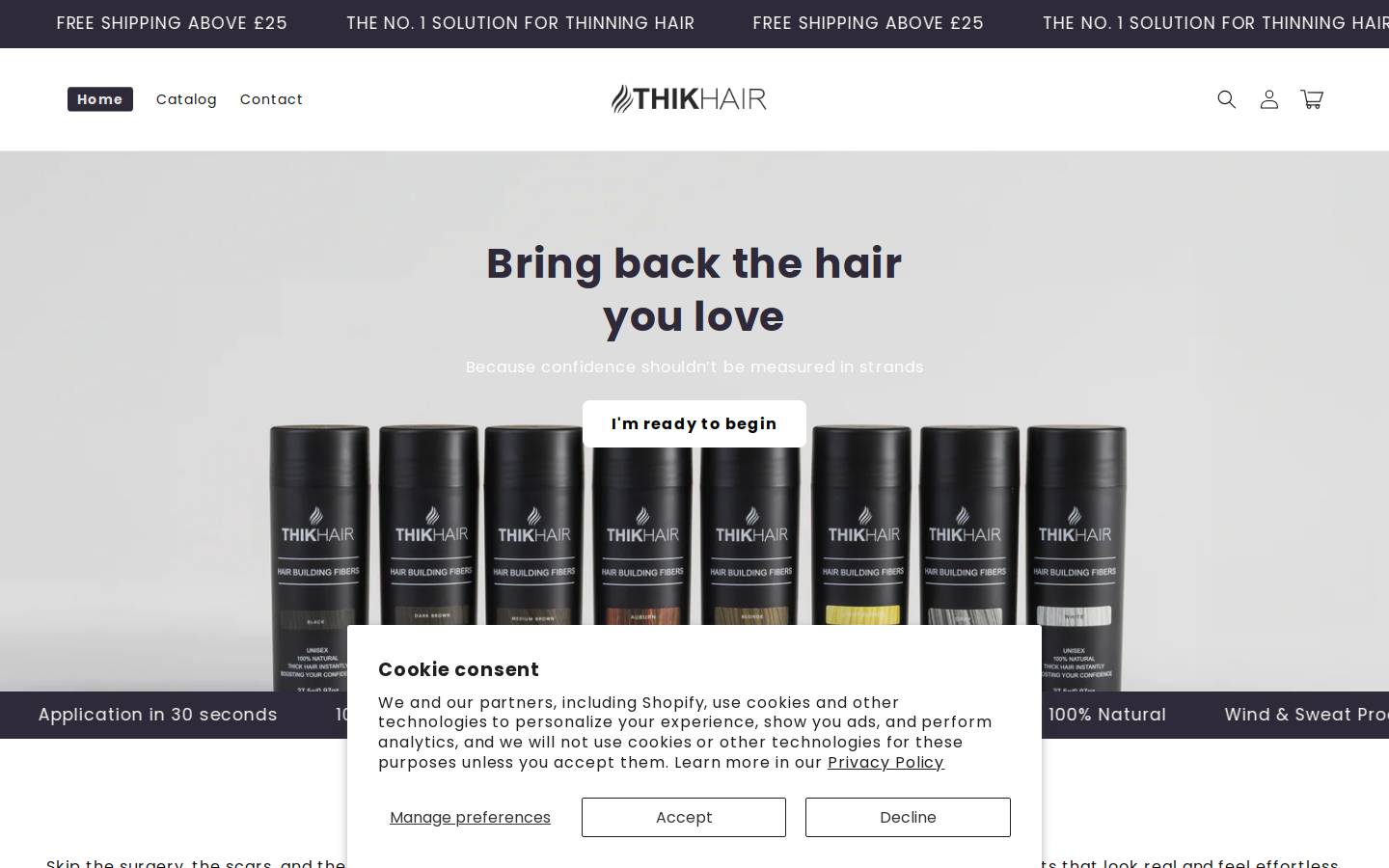 thikhair.com homepage screenshot