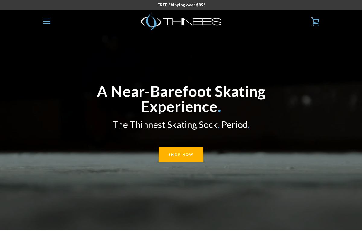 Thinees homepage screenshot
