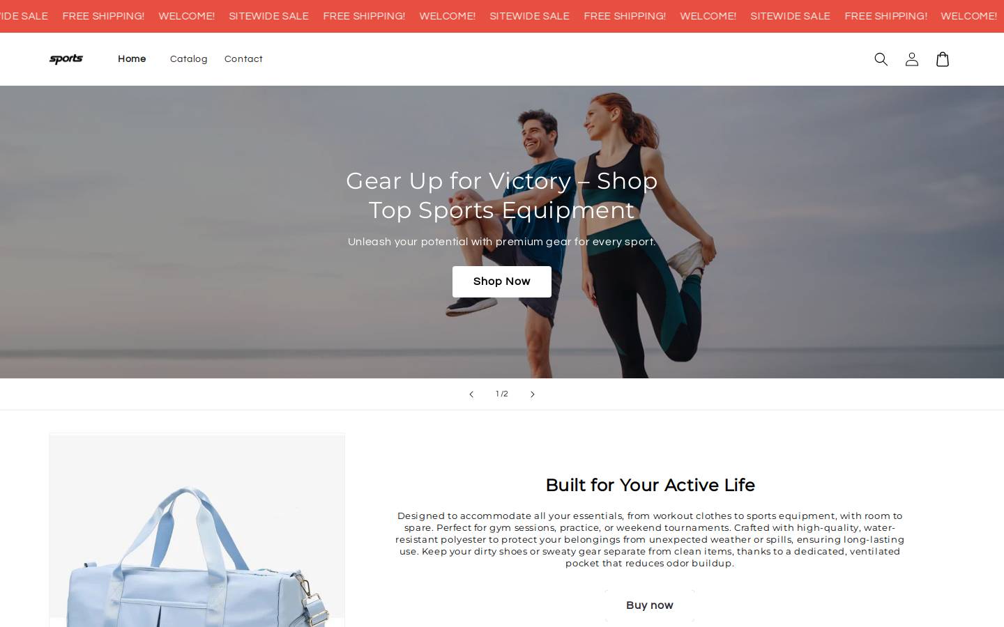 thingsandstuff.store homepage screenshot