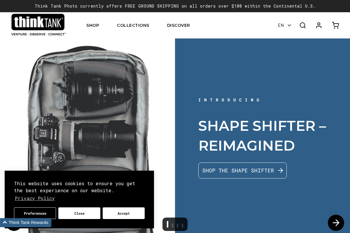 Think Tank Photo homepage screenshot