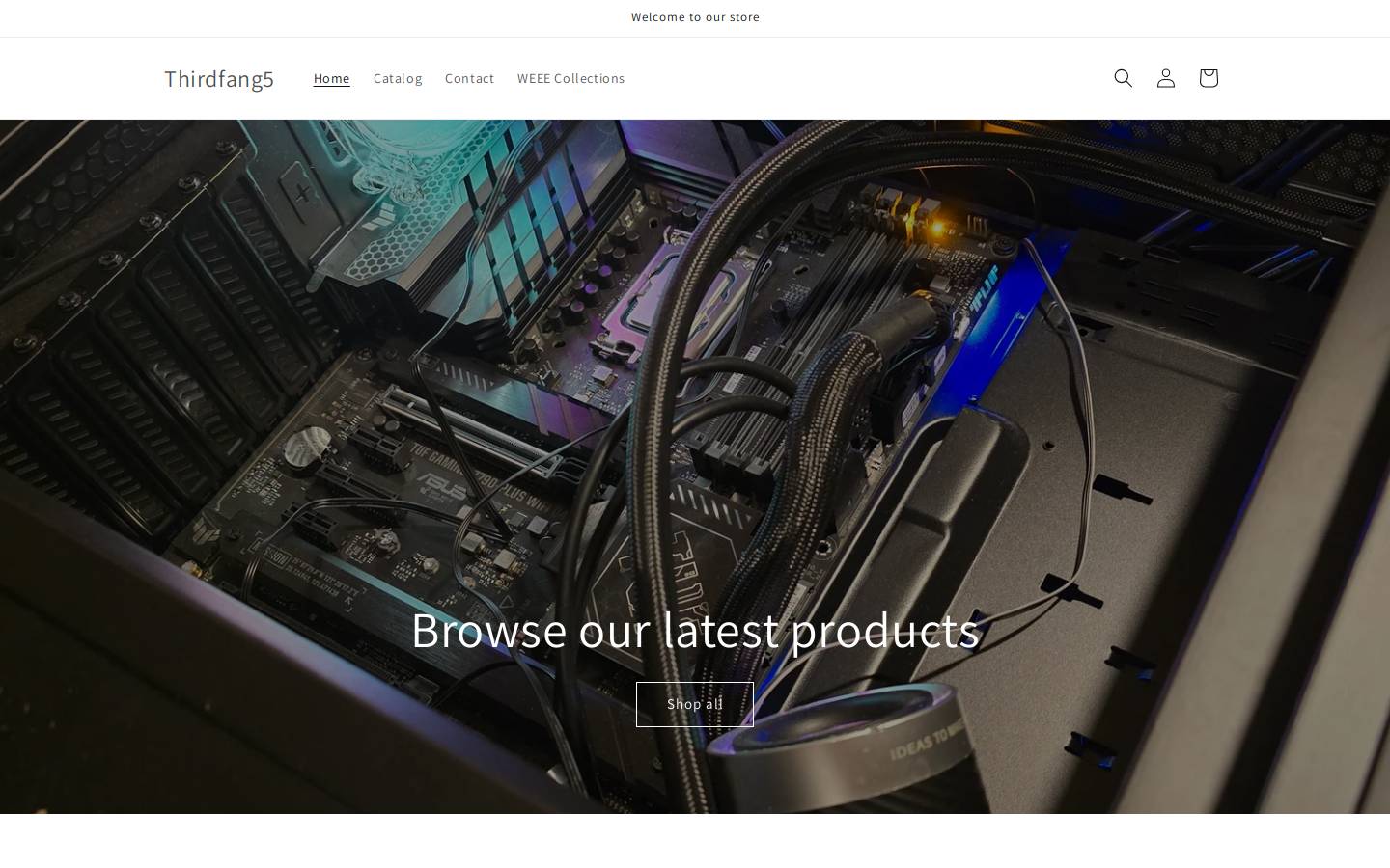thirdfang5.com homepage screenshot
