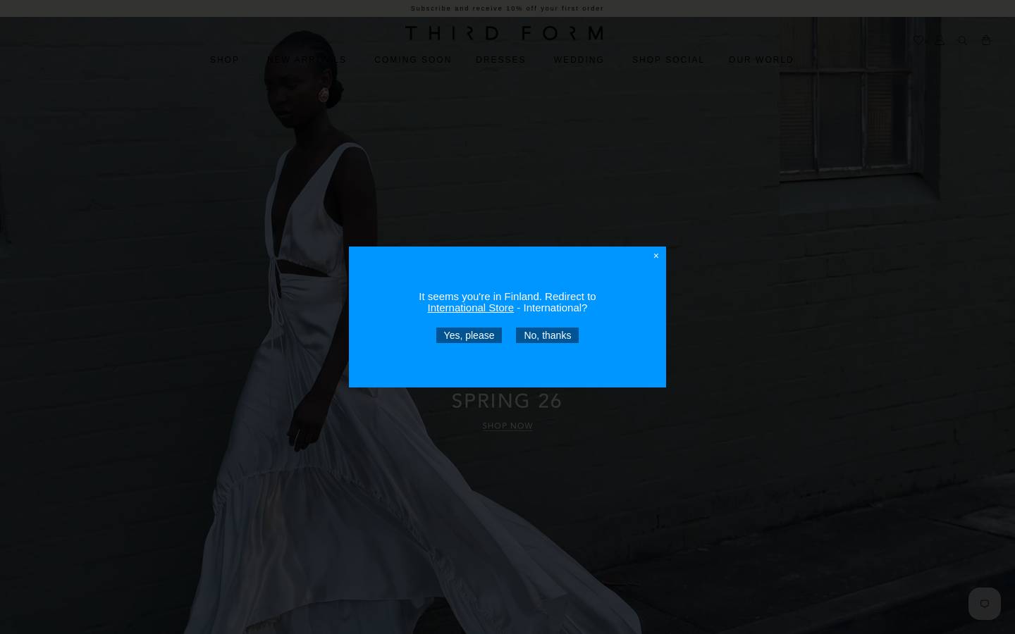 thirdform.com.au homepage screenshot