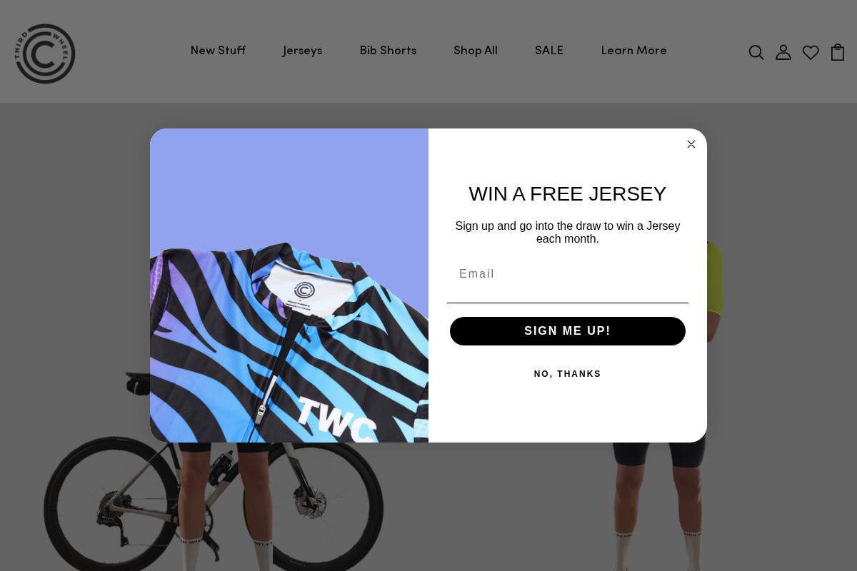 thirdwheelcycling.com homepage screenshot
