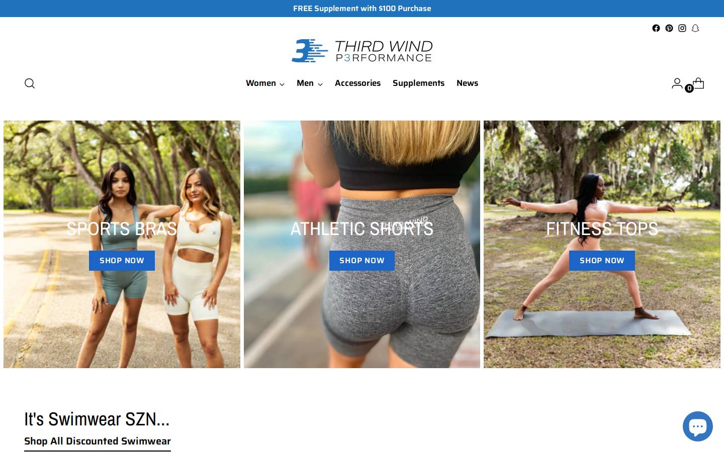 thirdwindperformance.com homepage screenshot