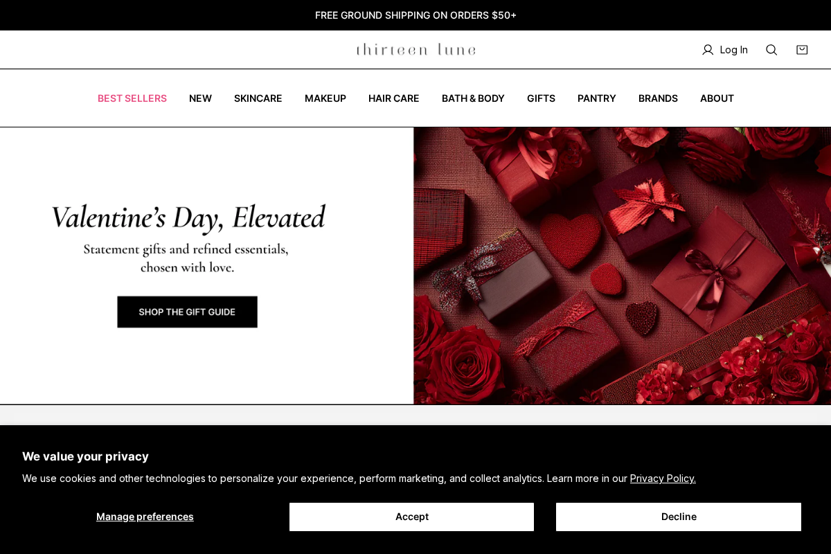 thirteenlune.com homepage screenshot
