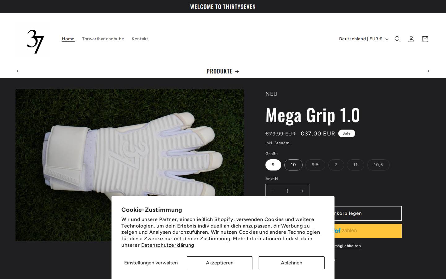 thirty-seven.info homepage screenshot