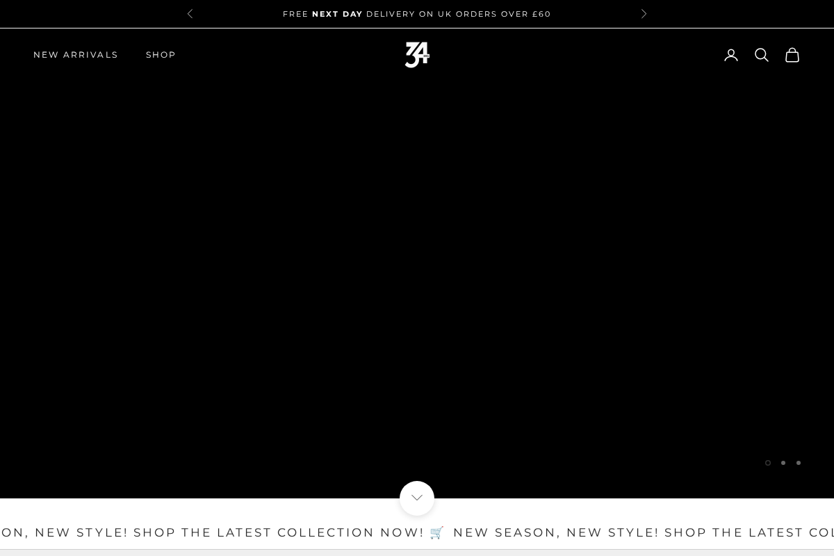 THIRTY4ERS® homepage screenshot