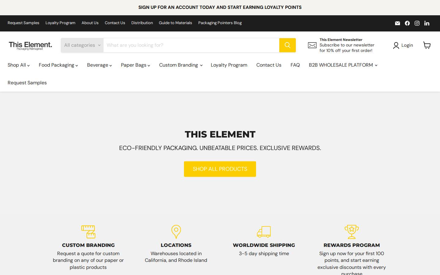 this-element.com homepage screenshot