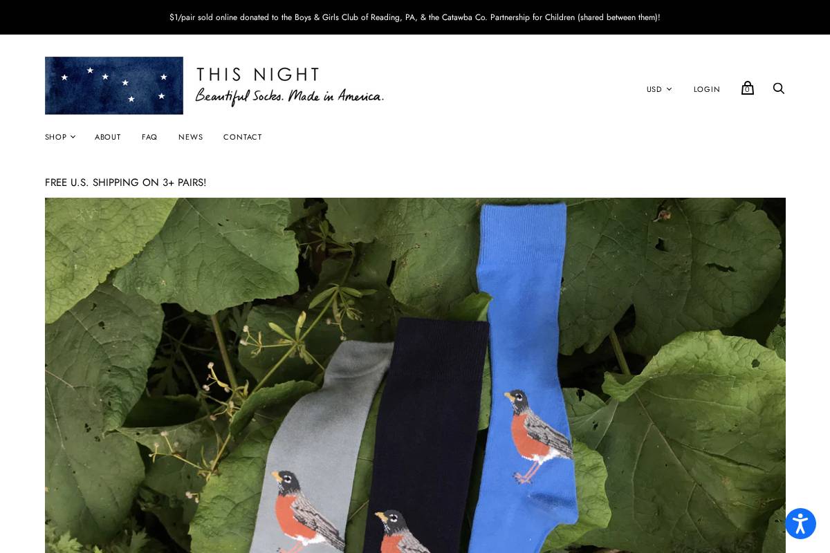 this-night.com homepage screenshot