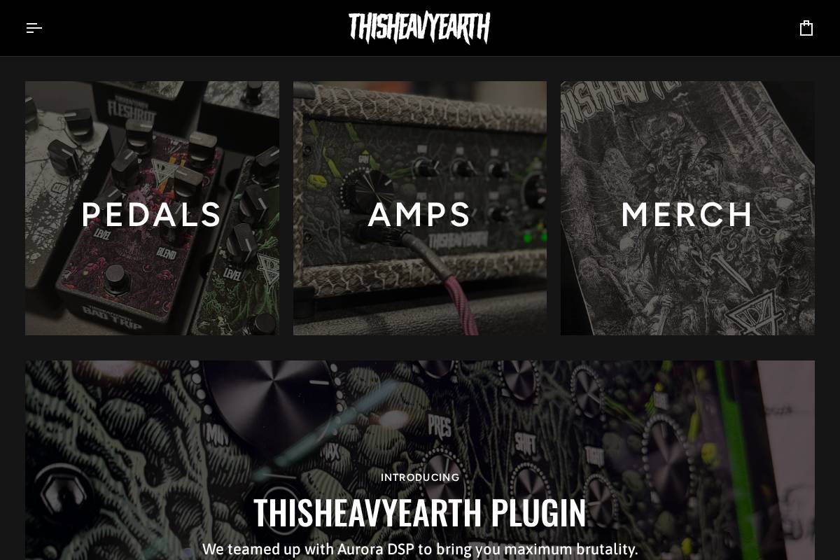 thisheavyearth.com homepage screenshot