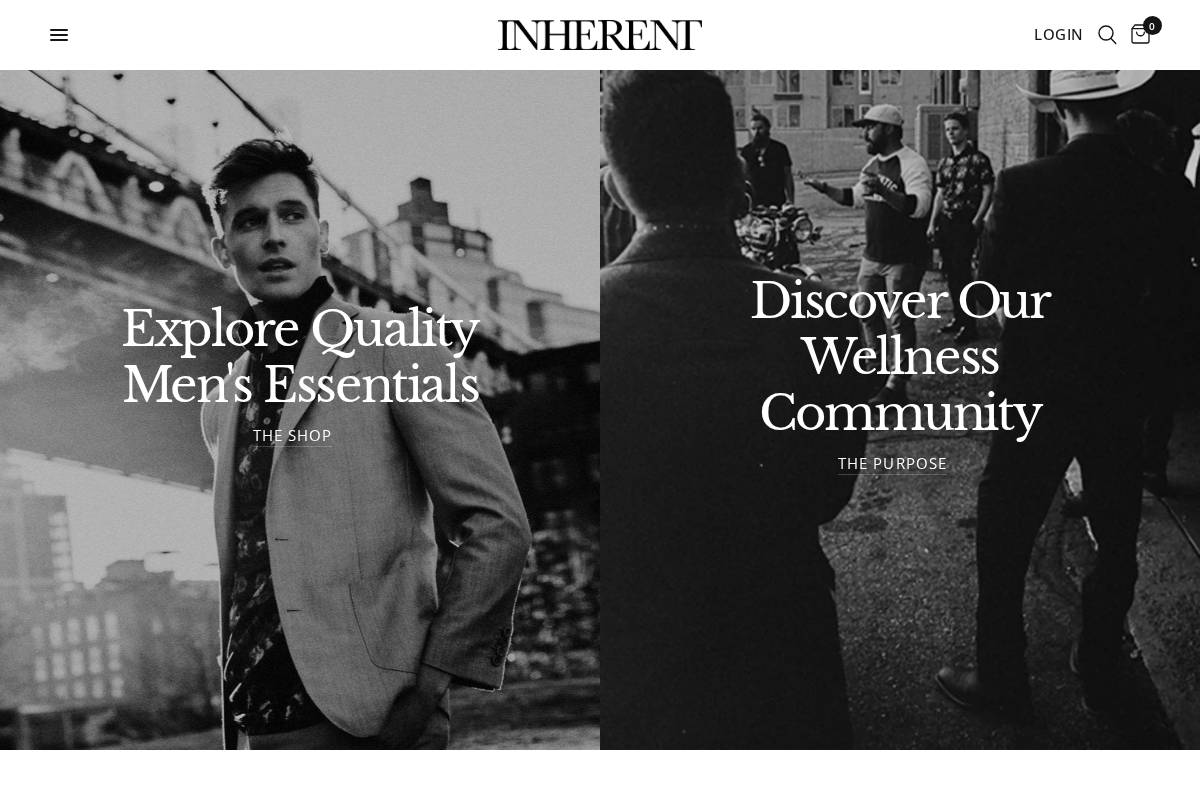thisisinherent.com homepage screenshot