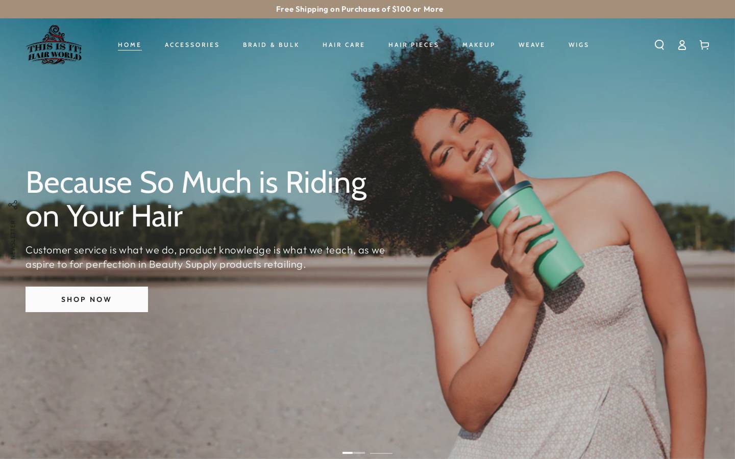 thisisithairworld.com homepage screenshot