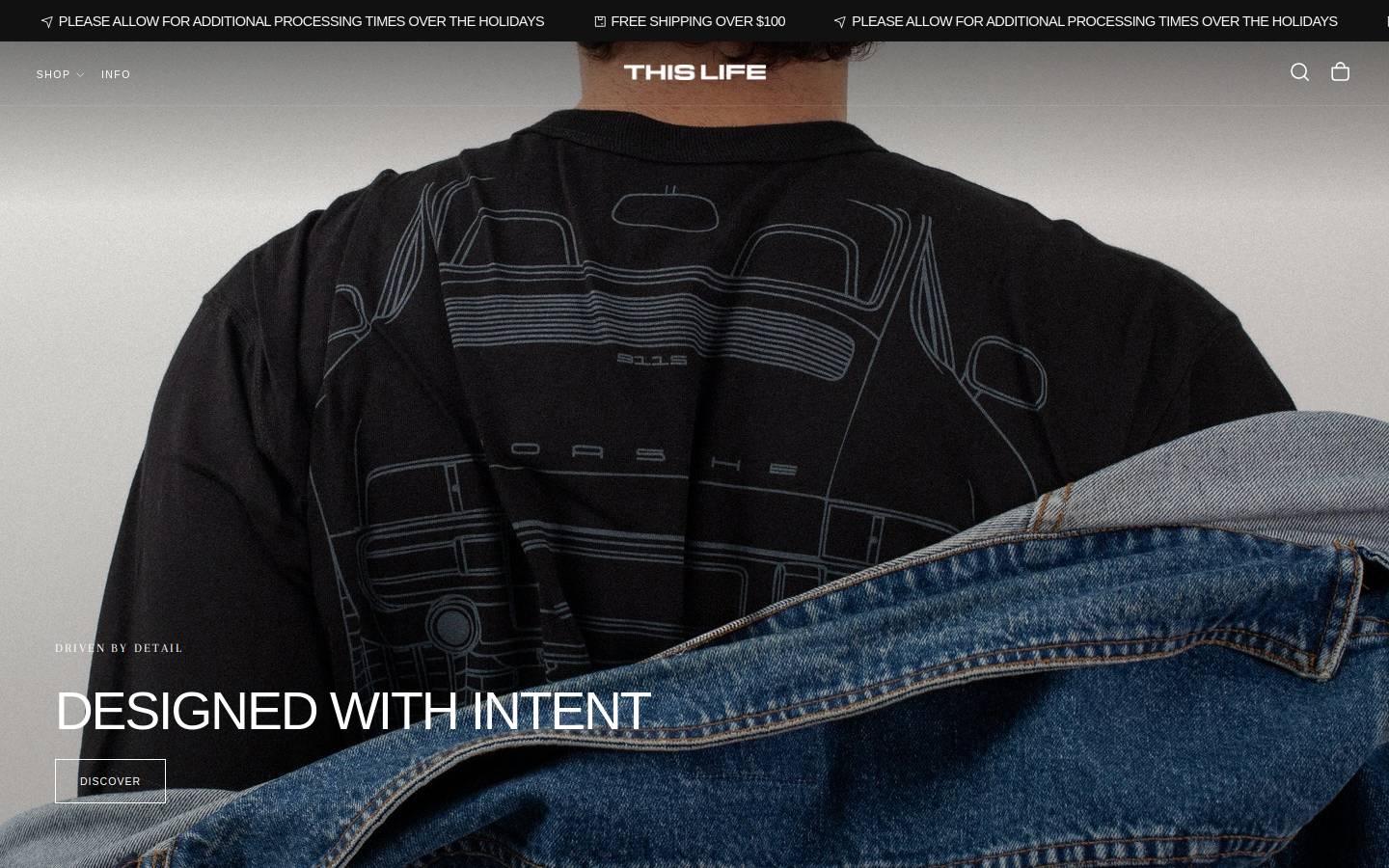 thislifeapparel.ca homepage screenshot
