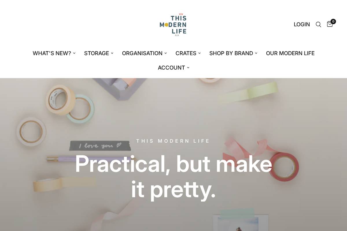 This Modern Life homepage screenshot