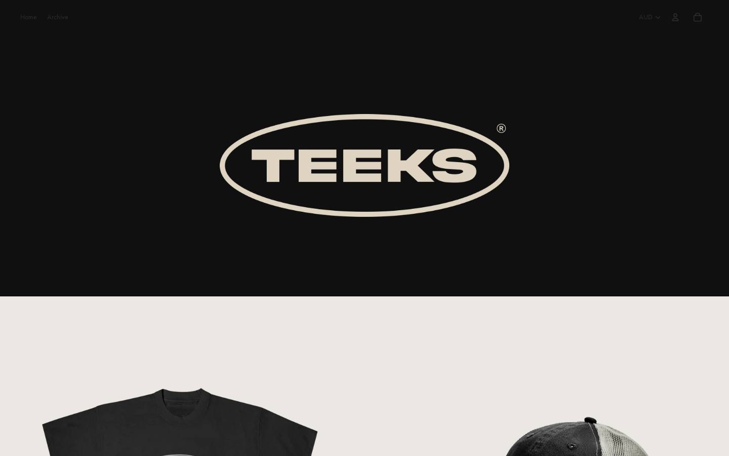 thisteeks.store homepage screenshot