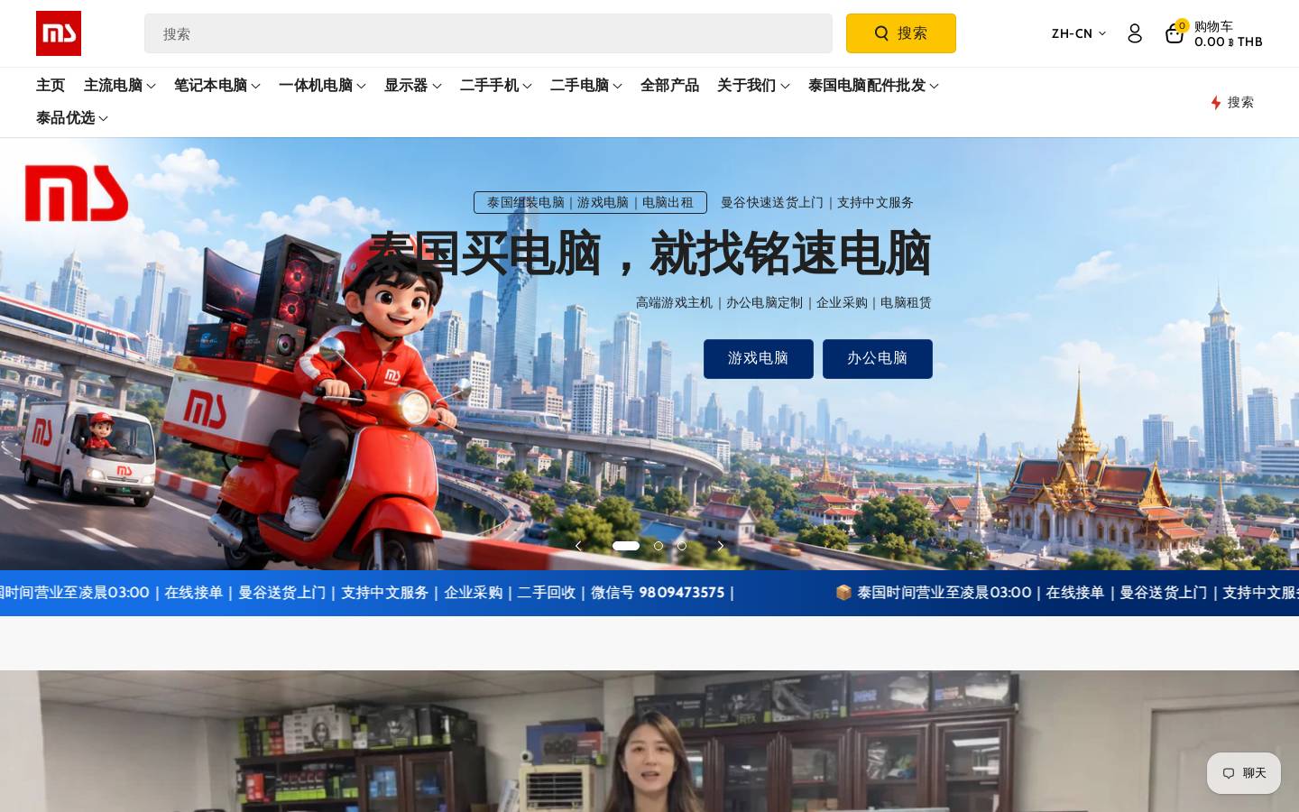 thmsms.com homepage screenshot