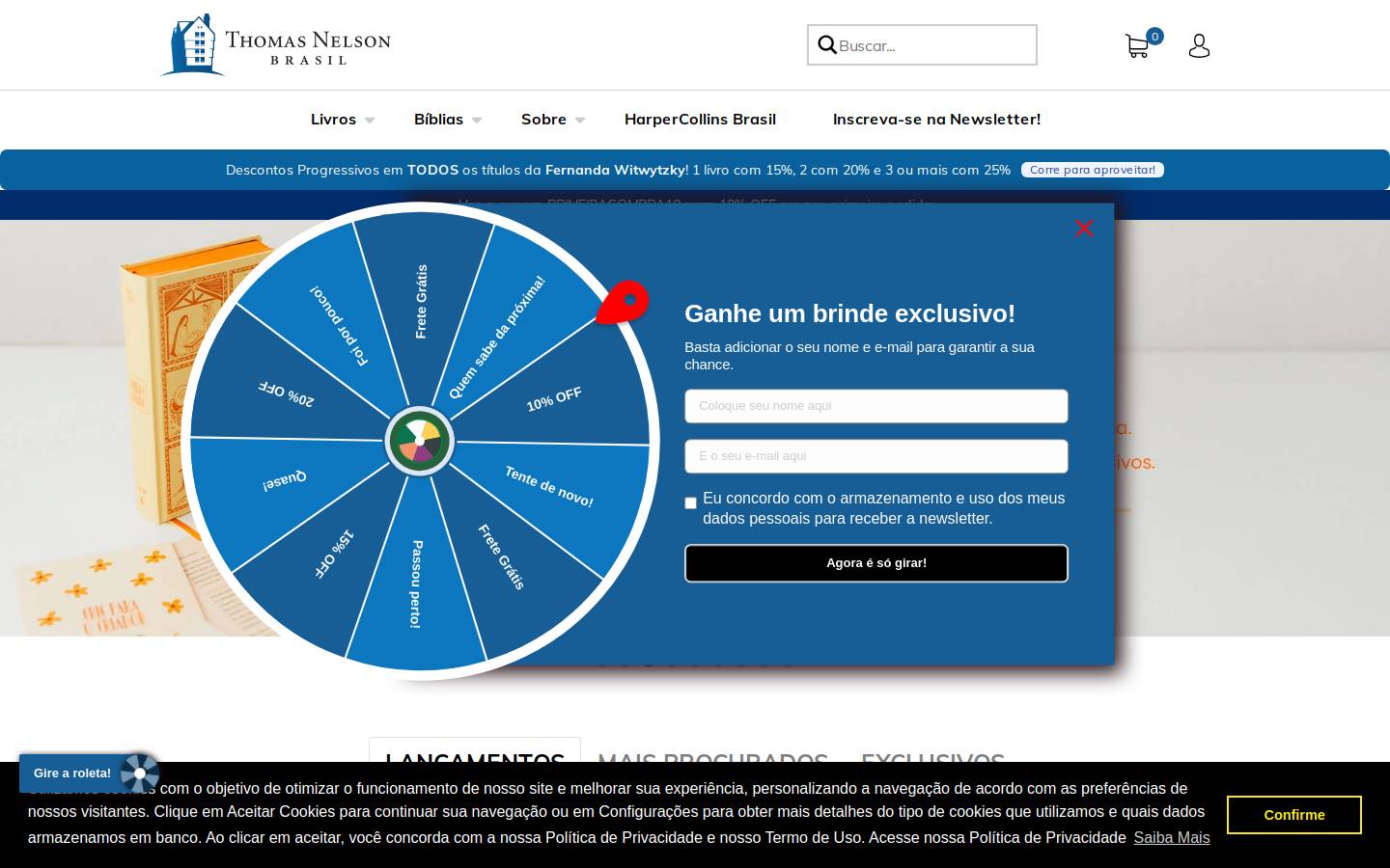 Thomasnelson homepage screenshot
