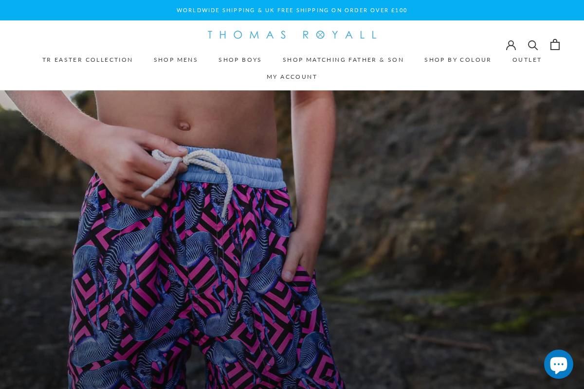 Thomas Royall homepage screenshot