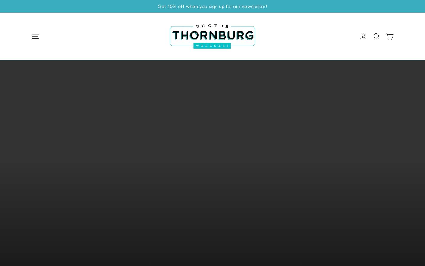 thornburgwellness.com homepage screenshot