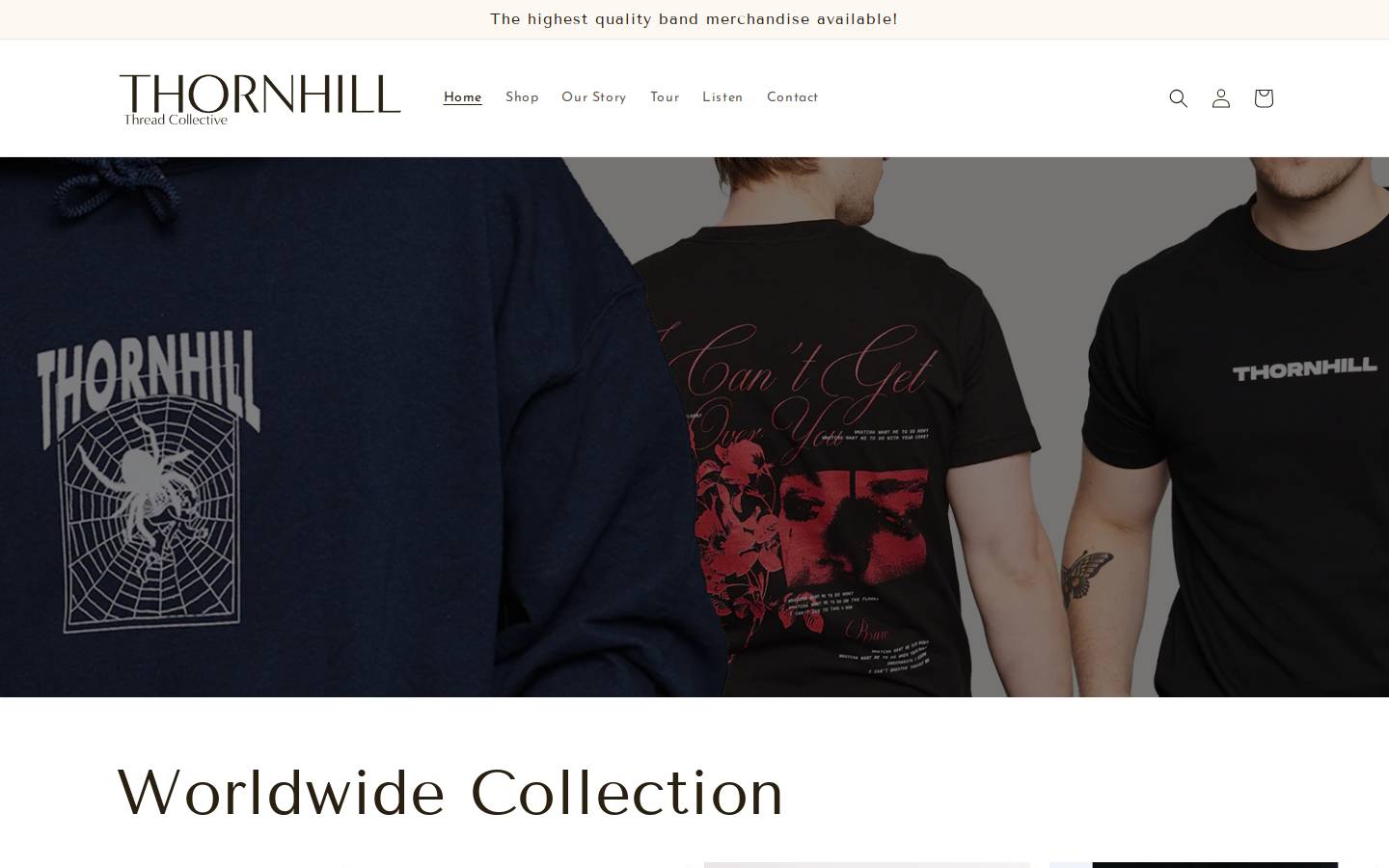 thornhill.world homepage screenshot