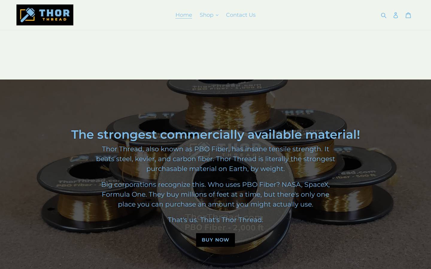thorthread.com homepage screenshot