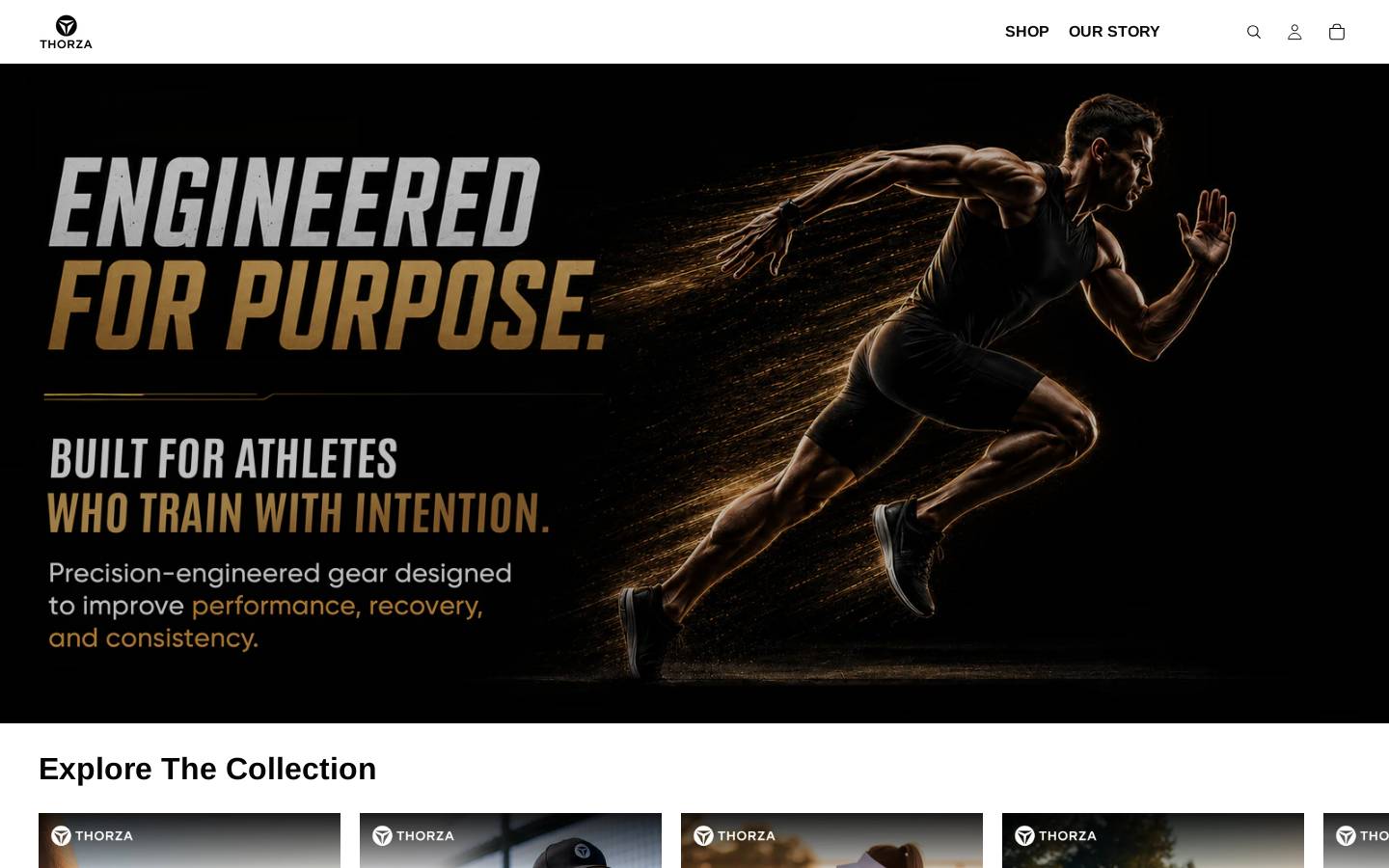 thorza.com homepage screenshot