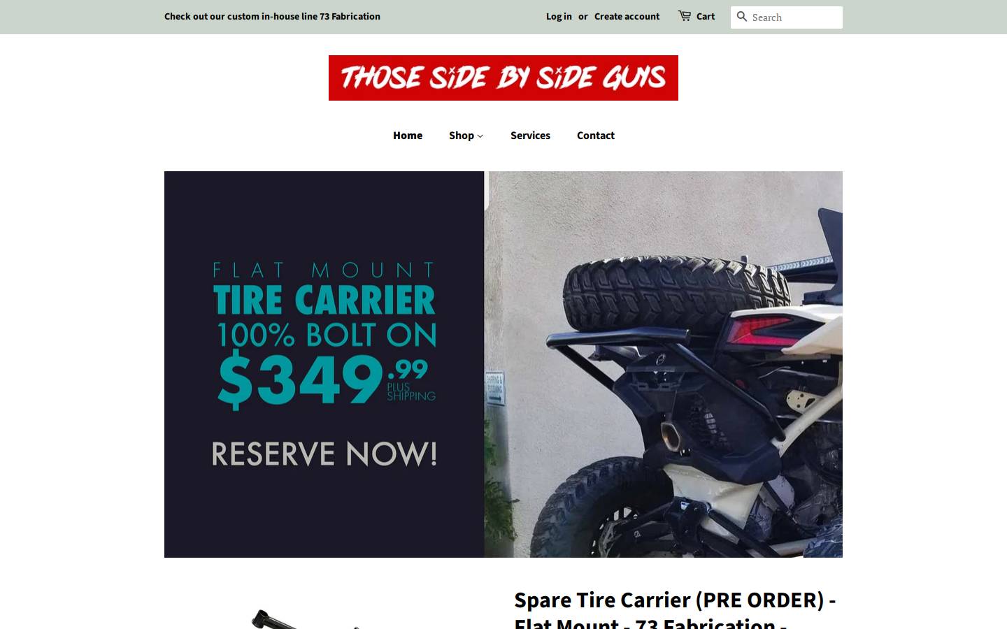 thosesidebysideguys.com homepage screenshot