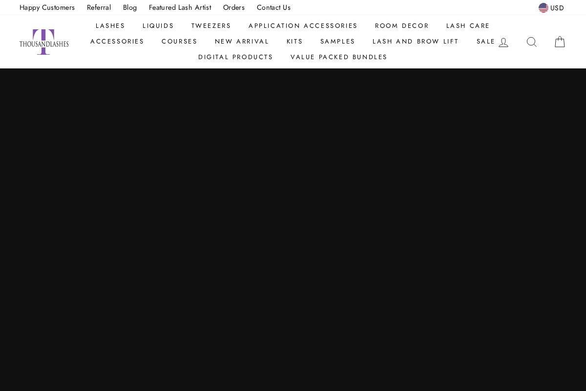 thousandlashes.biz homepage screenshot